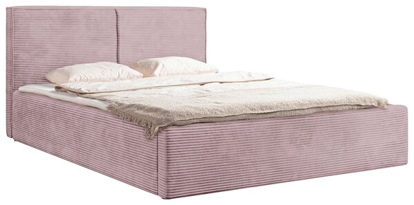 ČALOUNĚNÁ POSTEL, 140/200 cm, růžová P & B - Postele s úložným prostorem, Online Only
