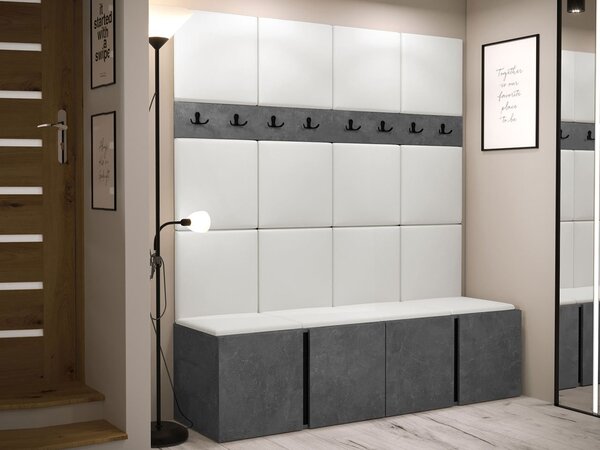 Šatní skříň Tavasz V, Barva: grafit, Barva látek:: Manila 02 5903211116360