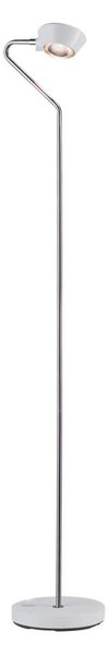 Paulmann 70920 - LED/7,5W Stmívatelná stojací lampa RAMOS 230V bílá/lesklý chrom