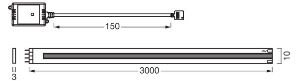 Osram - LED Stmívatelný pásek SMART+ COB 3m LED/14W/230V 2700-6500K Wi-Fi