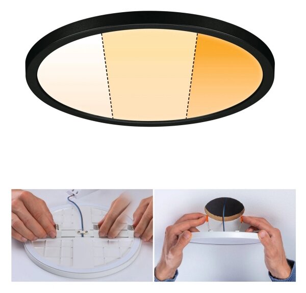 Paulmann 93102 - LED/16W IP44 Stm podhledové svítidlo AREO 230V pr. 23 cm černá
