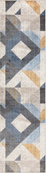 Světle šedý běhoun 80x300 cm Soft Halleby – FD