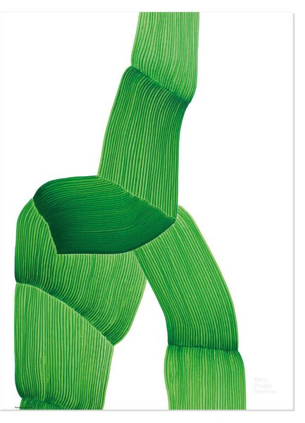 Vitra Plakát Ronan Bouroullec Drawings Poster, green