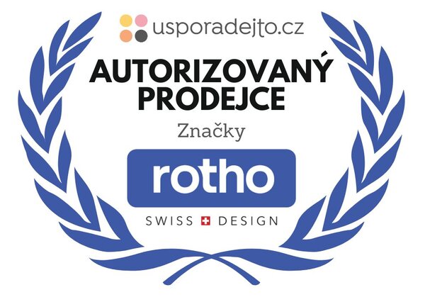 Dóza na potraviny 1,5 l Rotho Loft - LONG Black, černá