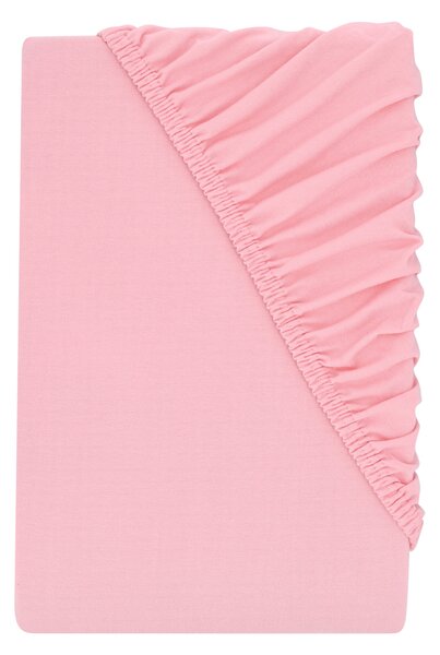 Livarno® Žerzejové napínací prostěradlo, 90–100 x 200 cm (světle růžová) (100407465002)
