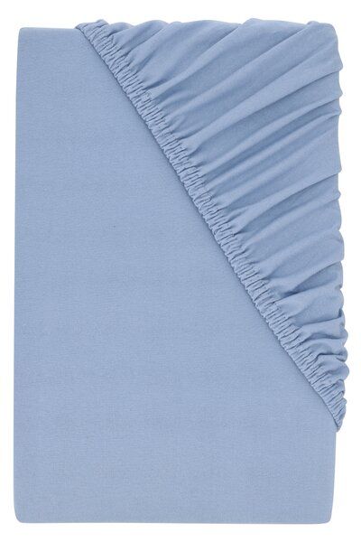 Livarno® Žerzejové napínací prostěradlo, 90–100 x 200 cm (modrá) (100407465004)