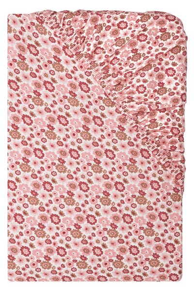 Livarno® Žerzejové napínací prostěradlo, 90–100 x 200 cm (květiny) (100407510001)