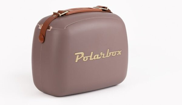 Hnědý chladicí box 6 l Classic Gold – Polarbox