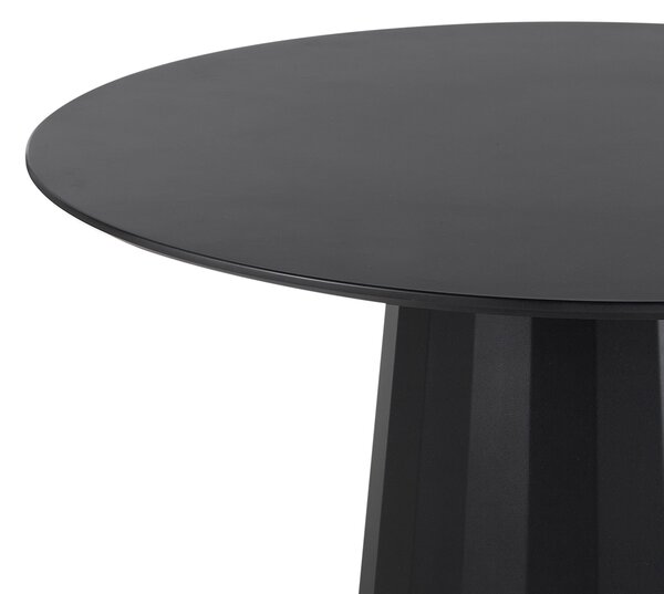 Jídelní stůl PLATO Černá 100 cm 100 cm Kov