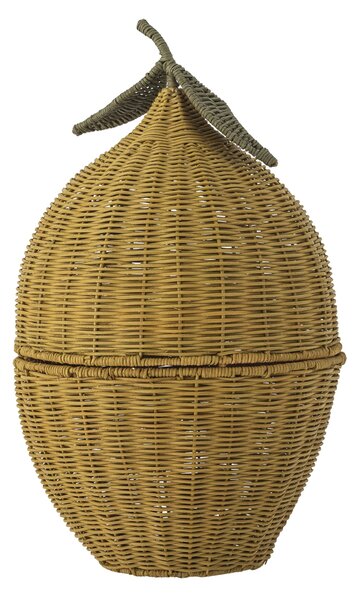 Úložný ratanový koš Sage Yellow