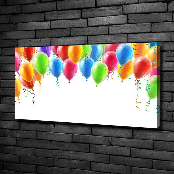 Foto obraz na plátně do obýváku Barevné balony oc-77215325