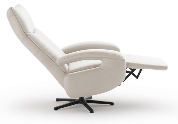 KŘESLO, kůže, bílá Sit & More - Online Only křesla & taburety, Online Only