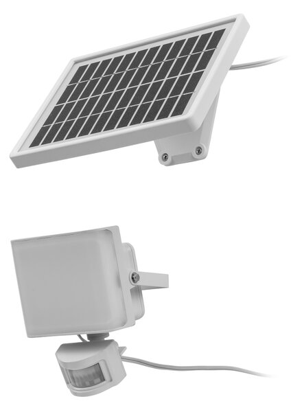 Livarno® Solární LED reflektor s pohybovým senzorem (bílá) (100408075002)