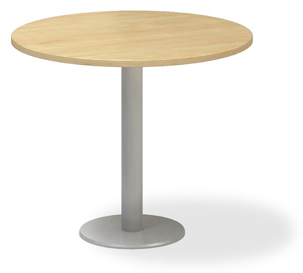 Jednací stůl ProOffice, průměr 90 cm, divoká hruška