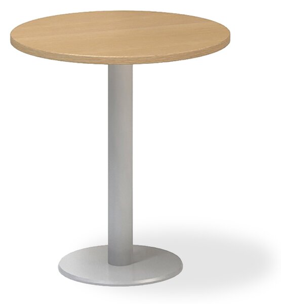 Jednací stůl ProOffice, průměr 70 cm, buk