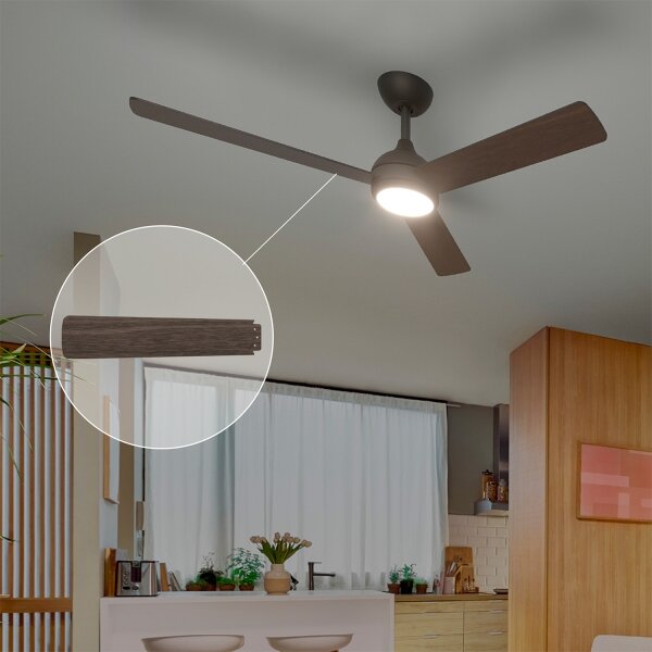 Philips - LED Stmívatelný stropní ventilátor CIVX LED/24W/230V + DO