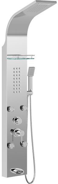 Mexen Adrox sprchový panel s výlevkou, chrom - 7613-04-00