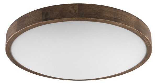 Brilagi - LED Stropní svítidlo CARVALHO SLIM 3xE27/60W/230V dub ořech pr. 47 cm