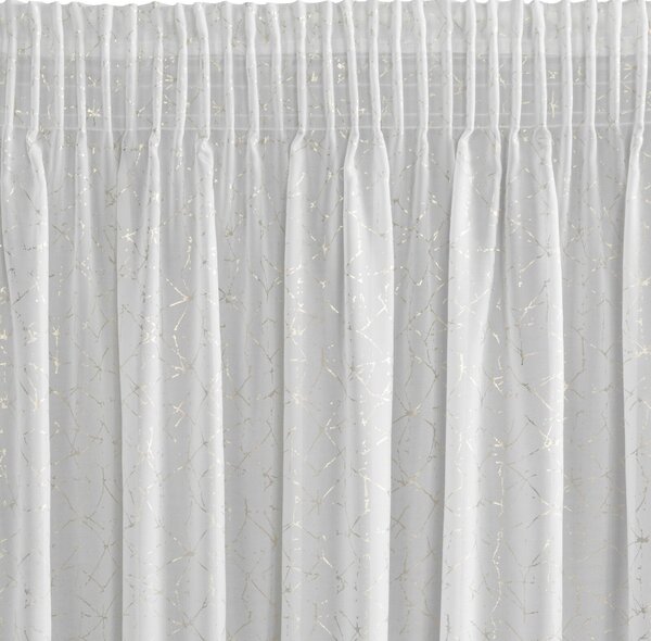 ZÁCLONA NA PÁSCE ROXI 140X270 CM BÍLÁ