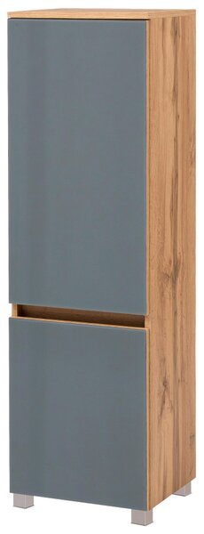 MIDI SKŘÍŇKA, šedá, barvy dubu, 40/130/35 cm Held - Úzké skříňky do koupelny, Online Only