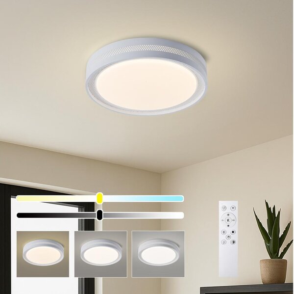 Brilagi - LED Stmív. strop. sv. KREON LED/54W/230V 3000-6000K bílá pr. 38 cm+DO