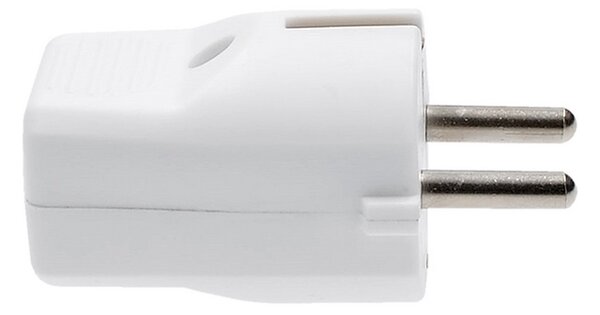 SOLIGHT Zástrčka přímá, IP20, bílá