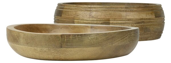 Salátová mísa z mangového dřeva Mongé - Ø 35*7cm - Mars & More