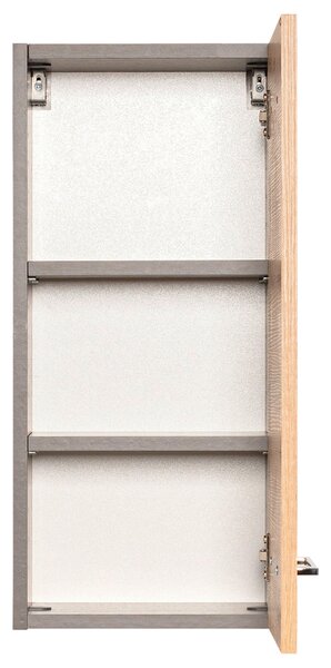 ZÁVĚSNÁ SKŘÍŇKA, dub wotan, barvy grafitu, 30/64/20 cm Held - Koupelnové série, Online Only