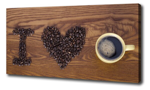 Foto obraz na plátně I love coffee oc-77959607