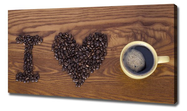 Foto obraz na plátně I love coffee oc-77959607