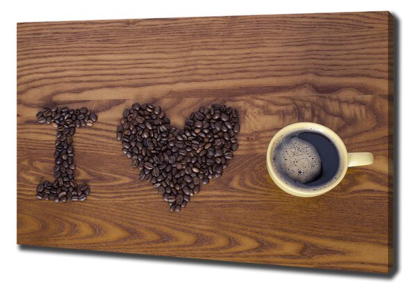 Foto obraz na plátně I love coffee oc-77959607