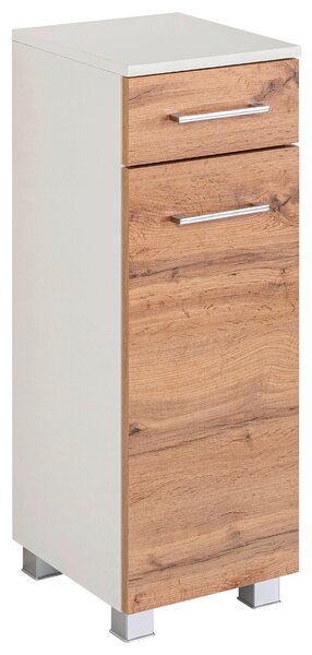 SPODNÍ SKŘÍŇKA, dub wotan, bílá, 30/79/35 cm Held - Koupelnové série, Online Only
