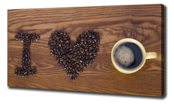 Foto obraz na plátně I love coffee oc-77959607