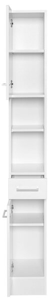 VYSOKÁ SKŘÍŇ, bílá, bílá, 25/190/35 cm Held - Koupelnové série, Online Only