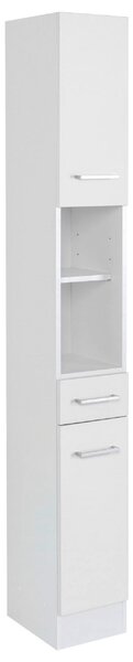 VYSOKÁ SKŘÍŇ, bílá, bílá, 25/190/35 cm Held - Koupelnové série, Online Only