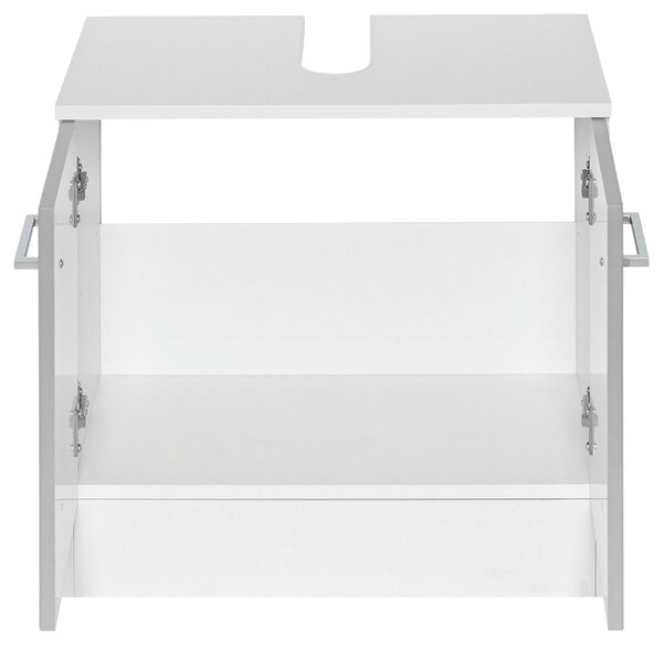 SKŘÍŇKA POD UMYVADLO, světle šedá, bílá, 60/54/35 cm Held - Koupelnové série, Online Only