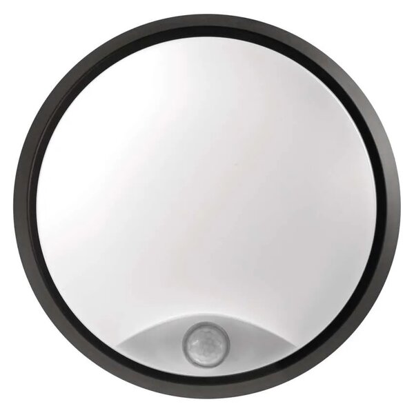 Emos lighting LED přisazené svítidlo ZURI s pohyb. čidl., kruhové č/b 14W n.b., IP54 1539072240