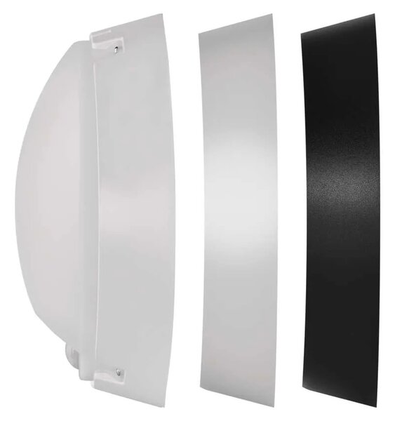 Emos lighting LED přisazené svítidlo ZURI s pohyb. čidl., kruhové č/b 14W n.b., IP54 1539072240