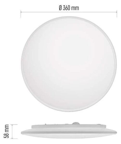 Emos lighting LED přisazené svítidlo ALVI, kruhové 24W, stmív. se změnou CCT 1539084002