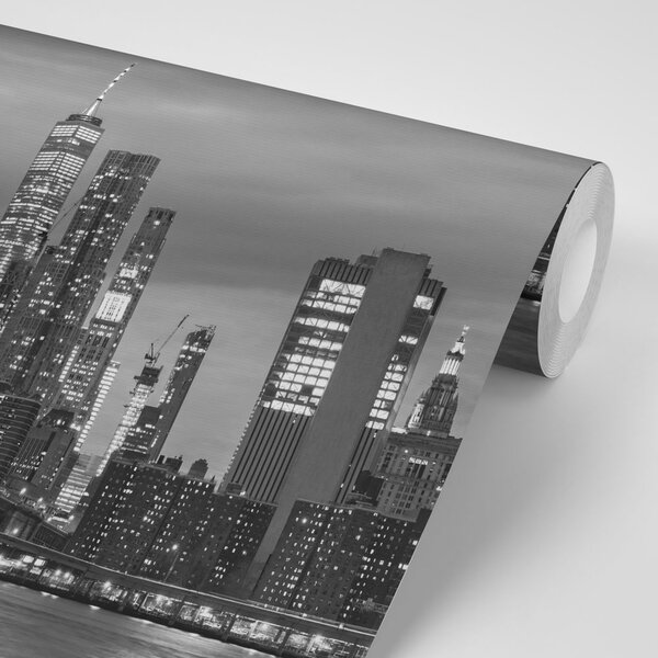 Fototapeta černobílý most v Brooklynu