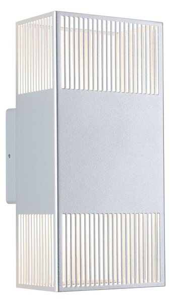PAULMANN LED nástěnné svítidlo Tharin IP44 3000K 120x250mm 2x3,7W stříbrná