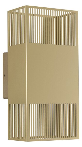 PAULMANN LED nástěnné svítidlo Tharin IP44 3000K 120x250mm 2x3,7W zlatá
