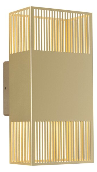 PAULMANN LED nástěnné svítidlo Tharin IP44 3000K 120x250mm 2x3,7W zlatá
