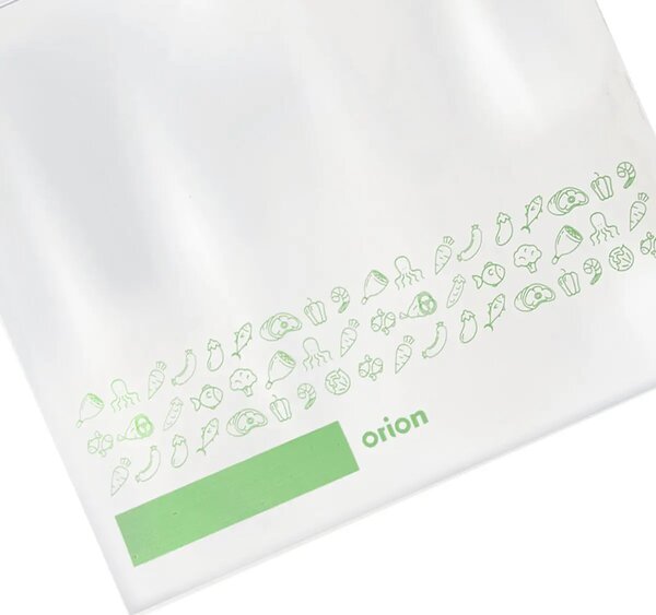 Orion Sáčky na zip 25ks, do mrazáku i letadla L - 25x24, zelené