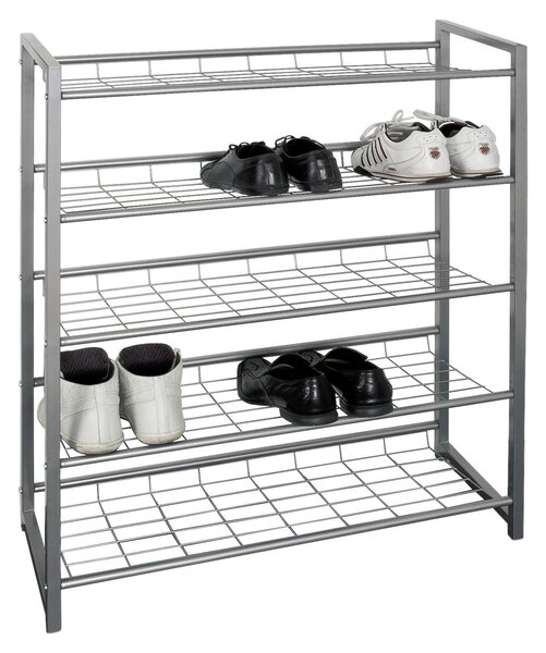 REGÁL NA BOTY, barvy hliníku, 80/106/30 cm Carryhome - Online Only šatny & botníky, Online Only
