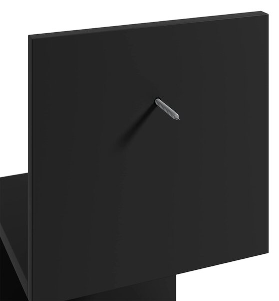 Designová závěsná police GALATEA - černá