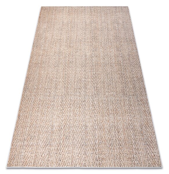 Makro Abra Kusový koberec vhodný k praní ANDRE 1577 protiskluzový béžový Rozměr: 120x170 cm