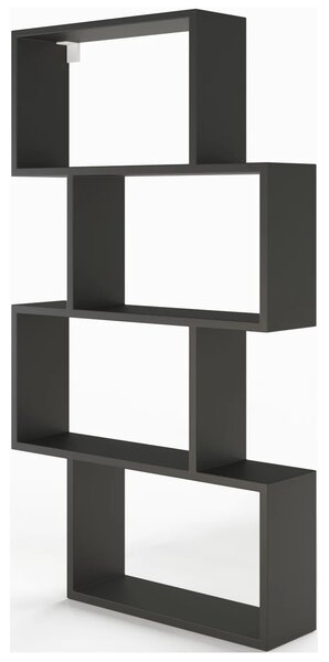 Designová knihovna TARIN - černá