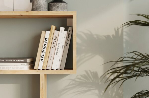 Designová knihovna TARIN - dub artisan