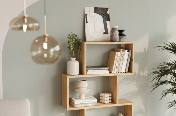 Designová knihovna TARIN - dub artisan